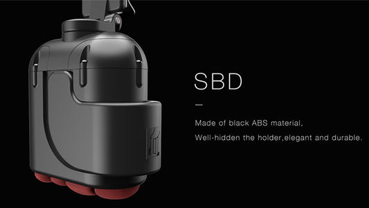 Hanson Chien Presents SBD (Sponge Ball Dropper) by Ochiu Studio (Black Holder Series) - Trick alternate view - Wizard Magic Shop