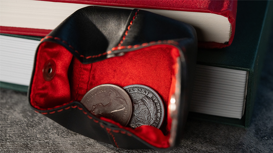 COLOR CODE COIN PURSE RED by Bob Kohler - Trick alternate view - Wizard Magic Shop