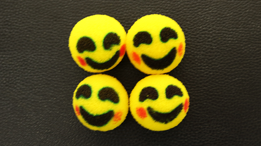 Sponge Emoji SMILE FACE (4PK.) by Andy Amyx- Trick alternate view - Wizard Magic Shop