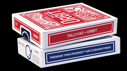 Orbit Tally Ho Circle Back (Blue) Playing Cards alternate view - Wizard Magic Shop