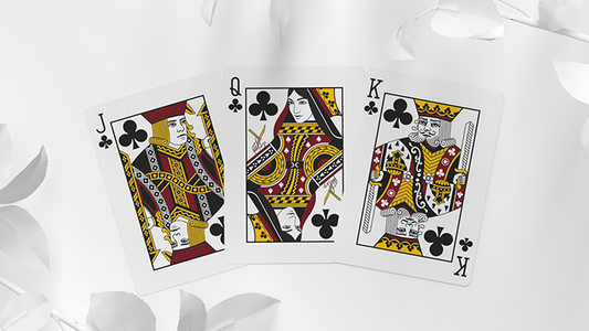 Daniel Schneider White Edition Playing Cards alternate view - Wizard Magic Shop