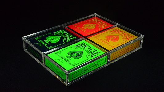 Carat X2X2 (Double Row Four Deck Case) alternate view - Wizard Magic Shop
