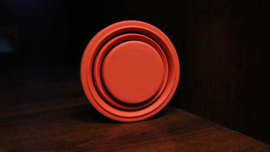 Harmonica 2 Chop Cup Red (Silicon) by Leo Smetsers - Trick alternate view - Wizard Magic Shop