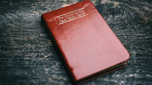 Pocket The Expert at the Card Table by Erdnase (Erdnase Bible-Chestnut Brown) - Book alternate view - Wizard Magic Shop