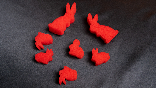 MULTIPLYING RABBITS (Gimmicks and Instructions) by Apprentice Magic - Trick alternate view - Wizard Magic Shop