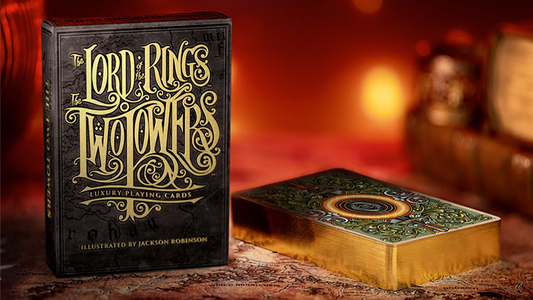 The Lord of the Rings - Two Towers Playing Cards (Gilded Edition) by Kings Wild alternate view - Wizard Magic Shop