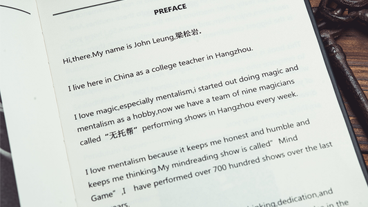 MIND BUSINESS by John Leung - Book alternate view - Wizard Magic Shop