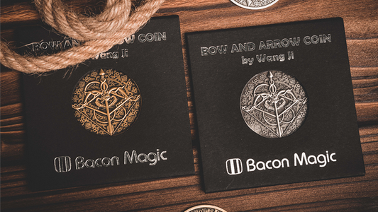 BOW AND ARROW COIN SILVER by Bacon Magic