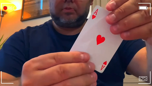 ACES BLUE by Mickael Chatelain - Trick alternate view - Wizard Magic Shop