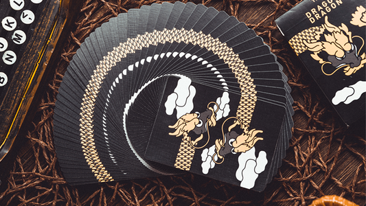 The Dragon (Black Gilded) Playing Cards alternate view - Wizard Magic Shop