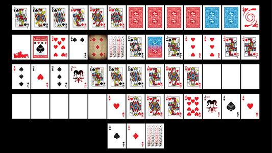 Elite Night Flight (Gaff) Playing Cards by Steve Dela - Trick alternate view - Wizard Magic Shop