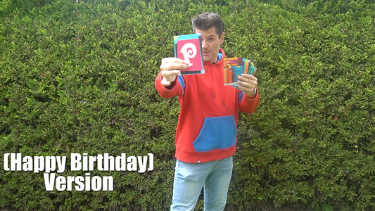 FLASHY BANNER (HAPPY BIRTHDAY) by George Iglesias & Twister Magic - Trick alternate view - Wizard Magic Shop