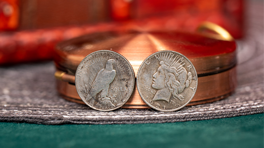 Mini Peace Dollar (Pack of 5 coins) by N2G alternate view - Wizard Magic Shop