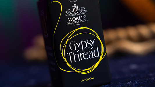WGM UV GLOW GYPSY THREAD YELLOW REFILL SPOOL by Murphy's Magic - Trick alternate view - Wizard Magic Shop