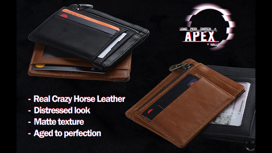 Apex Wallet Brown (MK2) by Thomas Sealey - Trick alternate view - Wizard Magic Shop