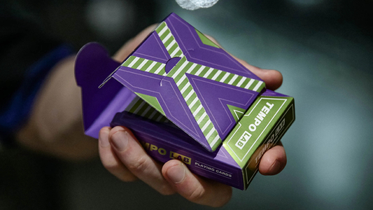 Tempo-Lab Purple Playing Cards alternate view - Wizard Magic Shop