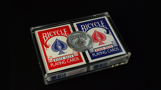Carat CI2 Double Deck Coin Insert 44.5 diameter alternate view - Wizard Magic Shop