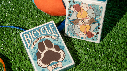 Bicycle Playful Dog Playing Cards alternate view - Wizard Magic Shop