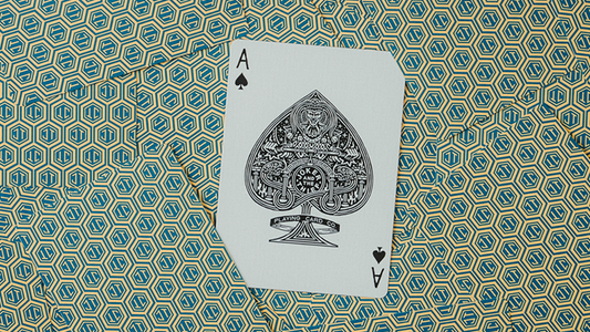No Borders Honeycomb Playing Cards by Joker and the Thief alternate view - Wizard Magic Shop