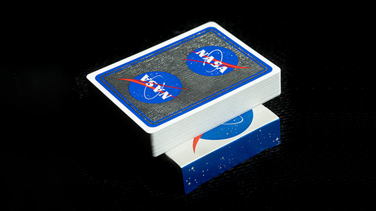 NASA Foil Meatball Logo Playing Cards alternate view - Wizard Magic Shop