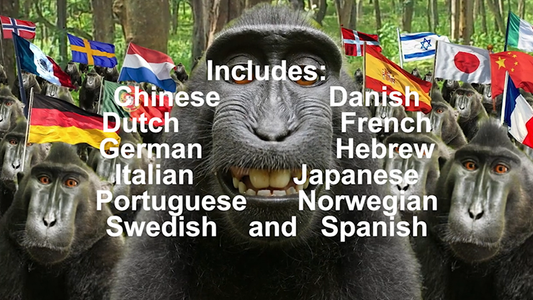 100th Monkey Multi-Language by Chris Philpott alternate view - Wizard Magic Shop