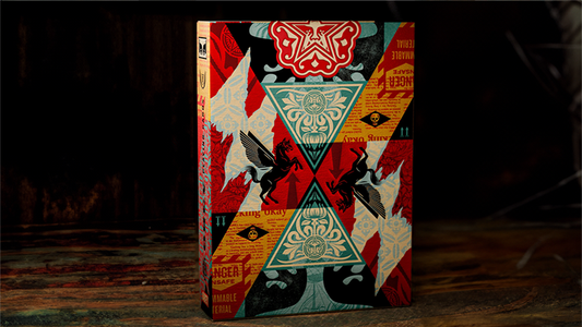 Obey Collage Edition Playing Cards by theory11 alternate view - Wizard Magic Shop