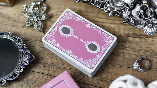 Reflections Ponder (Pink) Playing Cards by Emily Sleights alternate view - Wizard Magic Shop