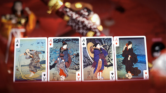 Kuniyoshi Standard Edition Playing Cards by 52 MUSÉE alternate view - Wizard Magic Shop