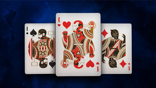Avengers: Blue Edition Playing Cards by theory11 alternate view - Wizard Magic Shop