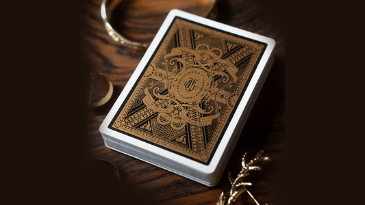 King's Head (Black and Gold Foil) Playing Cards by Joker and the Thief alternate view - Wizard Magic Shop