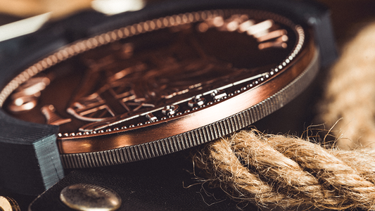 L Holder (Double Jumbo Coins 2.7"-3.2") by Long Long & Bacon Magic alternate view - Wizard Magic Shop