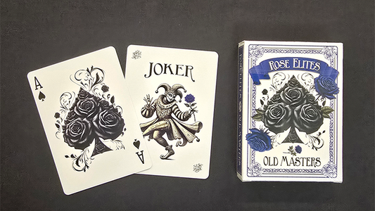 Rose Elites - Old Masters (Blue) Marked Deck Playing Cards alternate view - Wizard Magic Shop