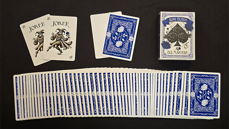 Rose Elites - Old Masters (Blue) Marked Deck Playing Cards