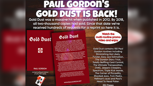 Gold Dust (Softbound) by Paul Gordon alternate view - Wizard Magic Shop