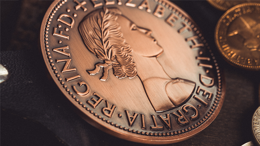 Bacon Jumbo Coin (English Penny) by Bacon Magic alternate view - Wizard Magic Shop