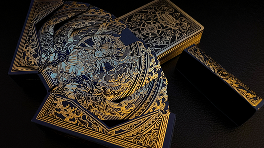 Asura Deluxe Blue Playing Cards alternate view - Wizard Magic Shop