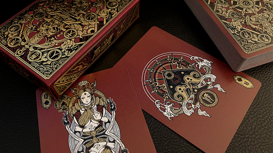Asura Classic (Red) Playing Cards alternate view - Wizard Magic Shop