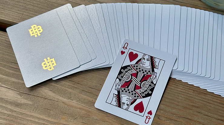 Gold Foil Monogram Playing Cards