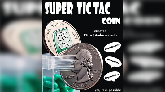 Super Tic Tac Coin by André Previato and RH alternate view - Wizard Magic Shop