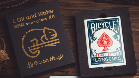 L Oil and Water (Blue) by Long Long & Bacon Magic alternate view - Wizard Magic Shop
