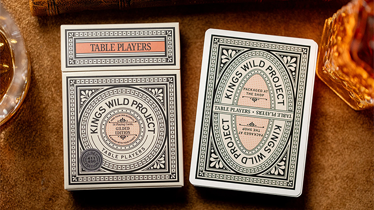 Gilded No.13 Table Players Vol.40 Playing Cards by Kings Wild Project
