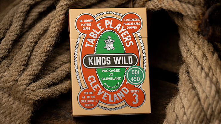 Gilded No.13 Table Players Vol.41 Playing Cards by Kings Wild Project