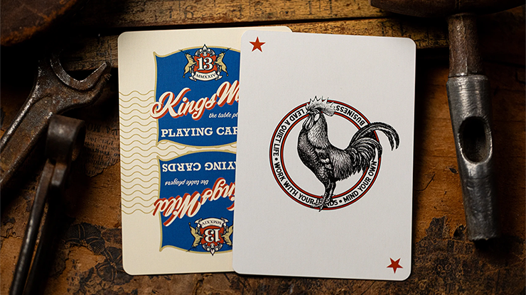 Gilded No.13 Table Players Vol.43 Playing Cards by Kings Wild Project