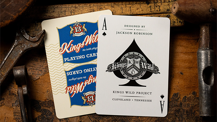Gilded No.13 Table Players Vol.43 Playing Cards by Kings Wild Project