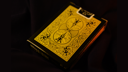 Bicycle Reverse (Yellow) Playing Cards alternate view - Wizard Magic Shop