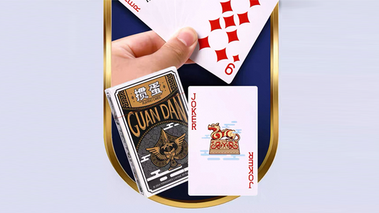 GUAN DAM -Warriors of the Three Kingdoms (Black) Playing Cards by YOKAGAME alternate view - Wizard Magic Shop