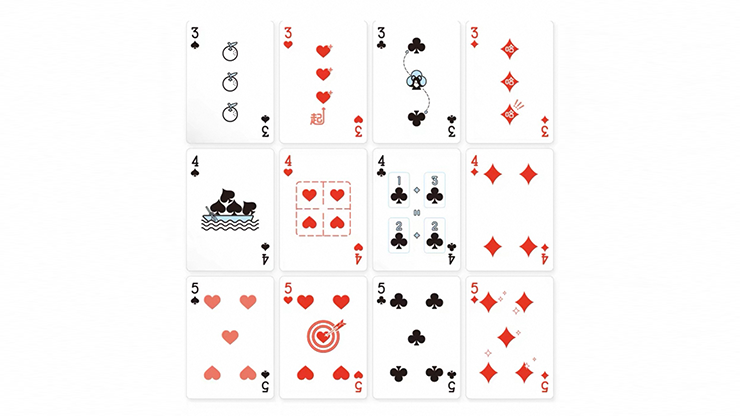 GUAN DAM -Warriors of the Three Kingdoms (Black) Playing Cards by YOKAGAME