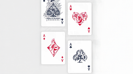 Warriors Of Three Kingdoms (Blue) Playing Cards by YOKAGAME alternate view - Wizard Magic Shop