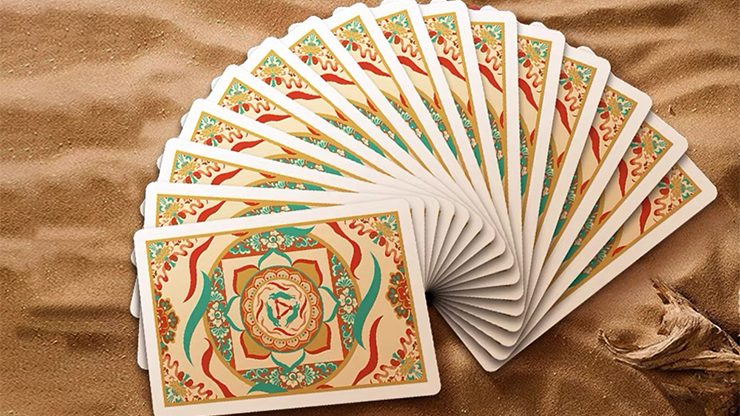 Three Rabbits with Ears Playing Cards