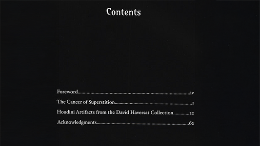 The Cancer of Superstition by Harry Houdini and C.M. Eddy Jr. alternate view - Wizard Magic Shop